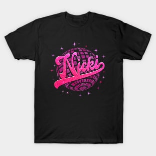 Personalized Name Nicki I Love Nicki Vintage T-Shirt